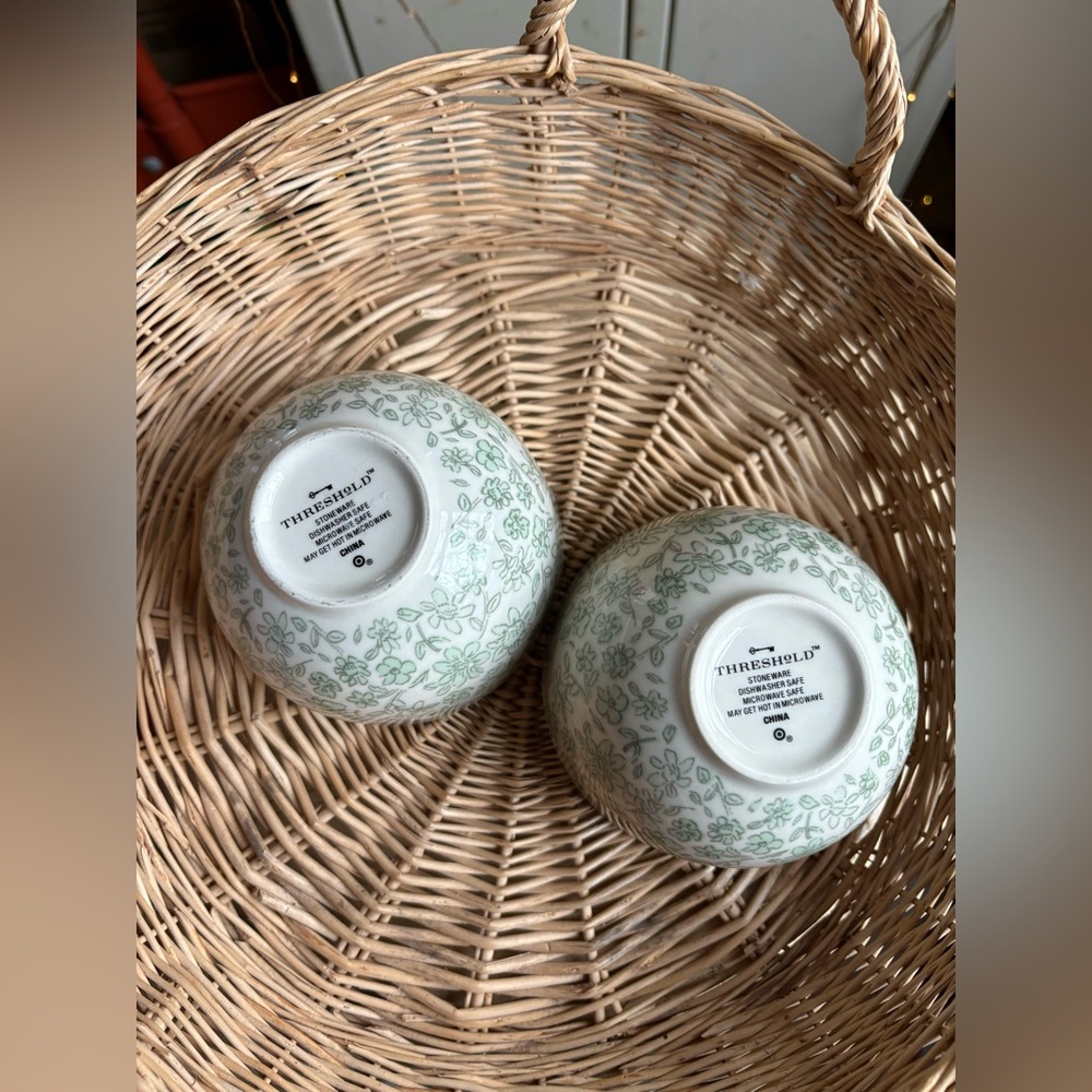 Floral Dipping Bowls, Set of Two - Picture 12 of 16